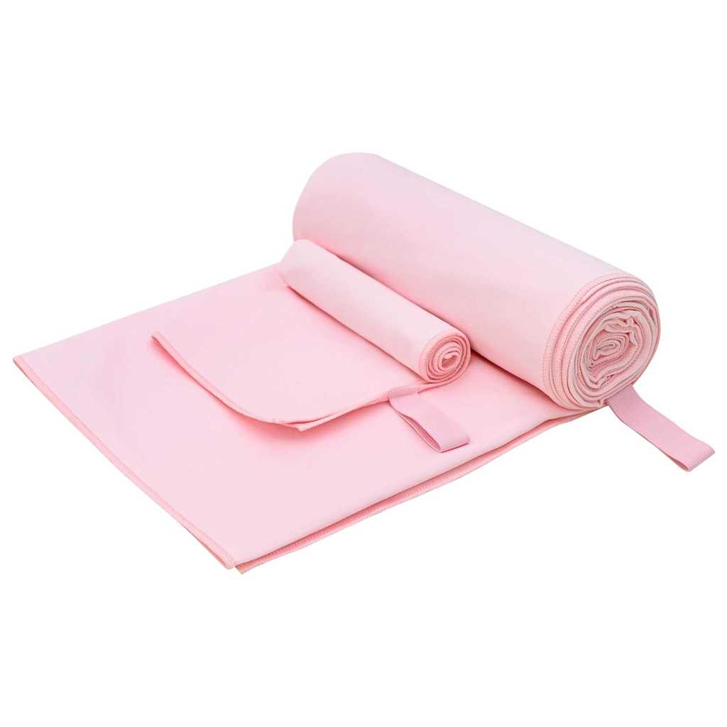 Sporthandtuch Set Rosa 2-teilig