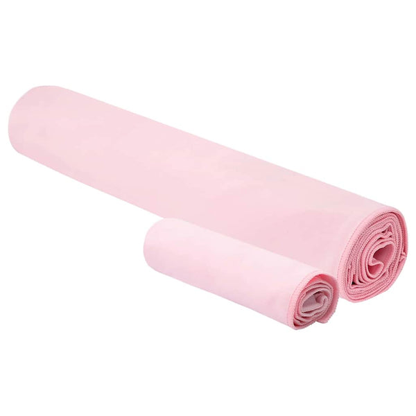 Sporthandtuch Set Rosa 2-teilig