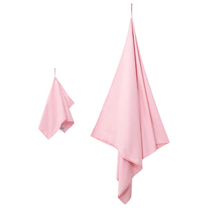 Sporthandtuch Set Rosa 2-teilig