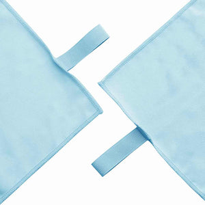 Sport Handtuch Set Blau 3-teilig