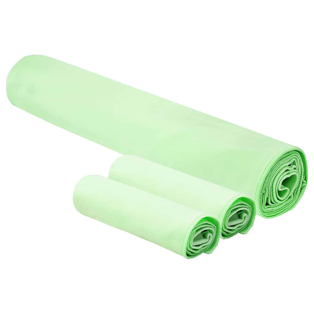Sporthandtuch Set 3-teilig Grün