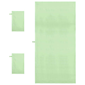 Sporthandtuch Set 3-teilig Grün