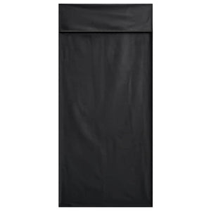 Outdoor Stuhlauflagen Schwarz 130x60 cm, 2er-Set