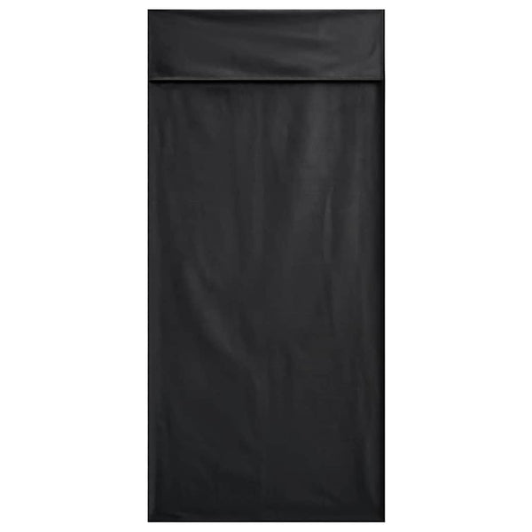 Outdoor Stuhlauflagen Schwarz 130x60 cm, 2er-Set