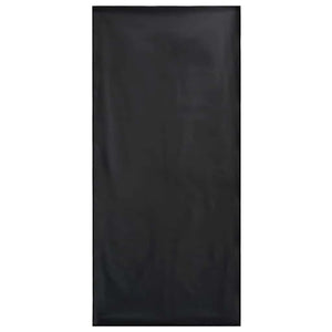 Outdoor Stuhlauflagen Schwarz 130x60 cm, 2er-Set