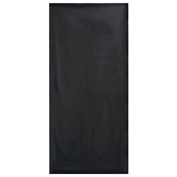 Outdoor Stuhlauflagen Schwarz 130x60 cm, 2er-Set