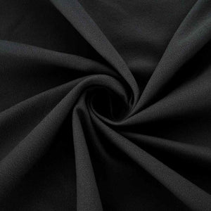 Outdoor Stuhlauflagen Schwarz 130x60 cm, 2er-Set