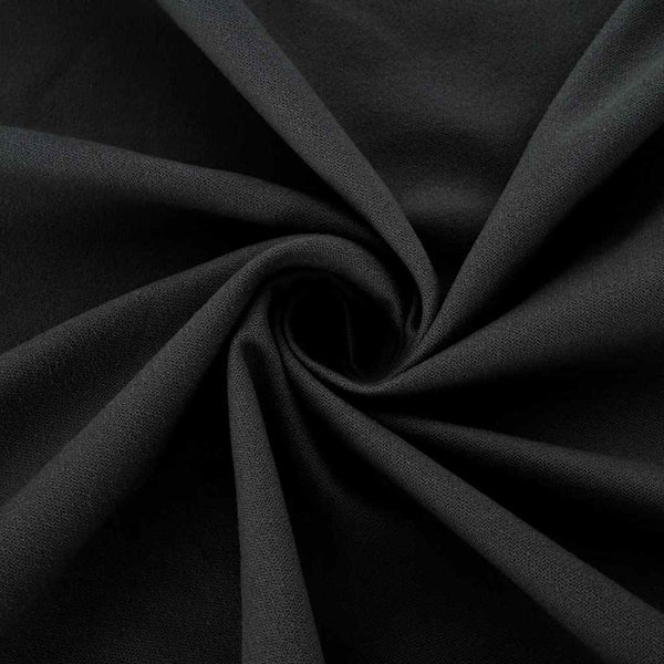 Outdoor Stuhlauflagen Schwarz 130x60 cm, 2er-Set