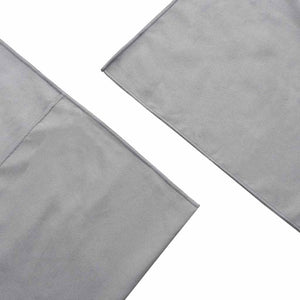 Dunkelgraue Stuhlhandtücher, 2er-Set, 130x60 cm