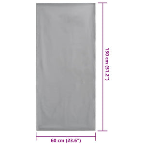 Dunkelgraue Stuhlhandtücher, 2er-Set, 130x60 cm