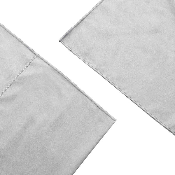 Außenstuhl Handtücher Grau 2er-Set