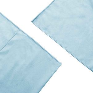 Blaue Stuhlauflagen 2er Set 130x60 cm