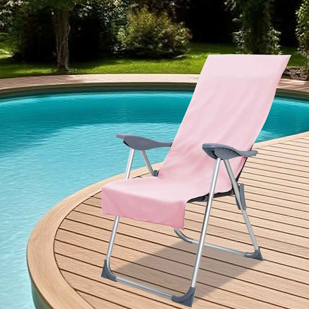 Stuhlauflagen Rosa 2er Set 130x60cm