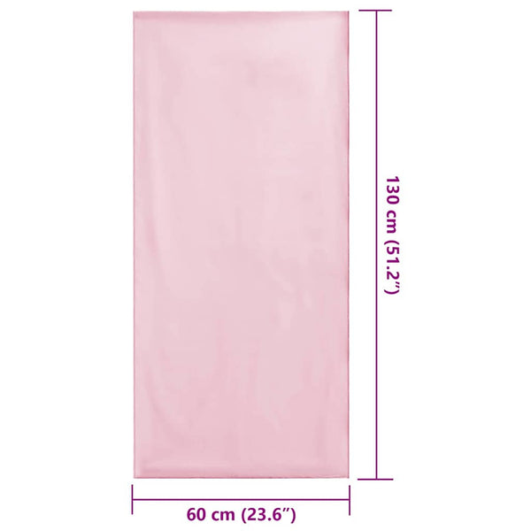 Stuhlauflagen Rosa 2er Set 130x60cm