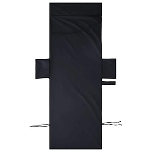 Sonnenliegen Tücher 2er-Set Schwarz 210x75 cm