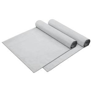 Sonnenliegen Tücher Grau 2er-Set
