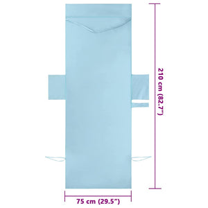 Sonnenliegen Tücher Blau 2er Set