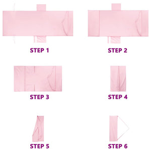 Sonnenliegen Tücher Rosa 2er-Set