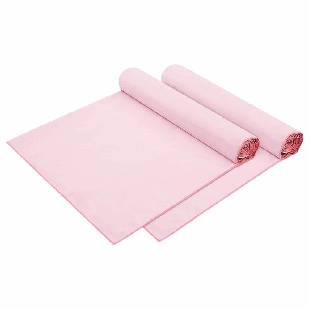 Sonnenliegen Tücher Rosa 2er-Set