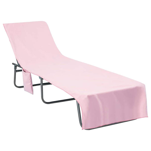 Sonnenliegen Tücher Rosa 2er-Set
