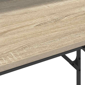 Schreibtisch Sonoma Eiche 100 cm mit LED