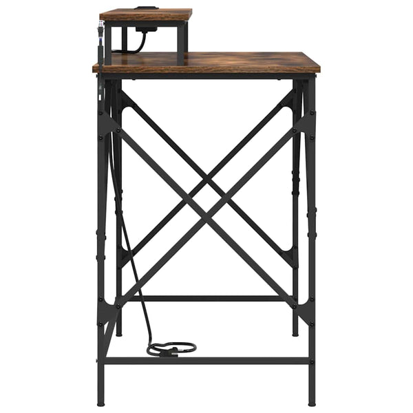 Schreibtisch Geräucherte Eiche 100 cm
