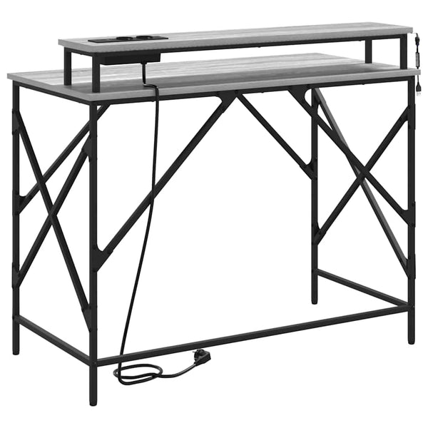 Schreibtisch Sonoma Grau 100 cm