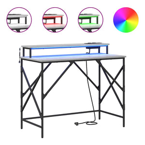 Schreibtisch Sonoma Grau 100 cm