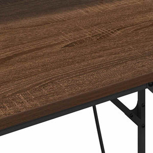 Schreibtisch mit Regal Eichenoptik 100cm