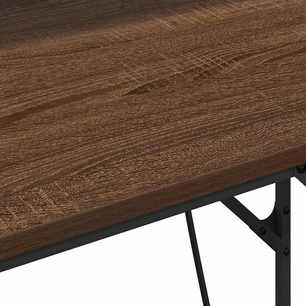 Schreibtisch mit Regal Eichenoptik 100cm
