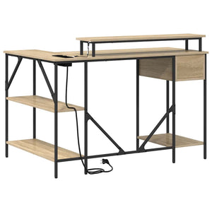 Schreibtisch Sonoma Eiche 120 cm