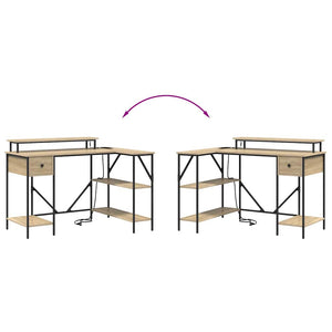 Schreibtisch Sonoma Eiche 120 cm