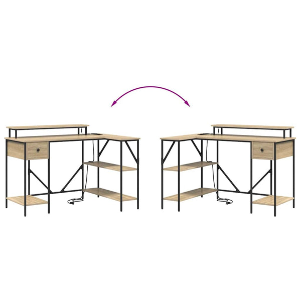 Schreibtisch Sonoma Eiche 120 cm