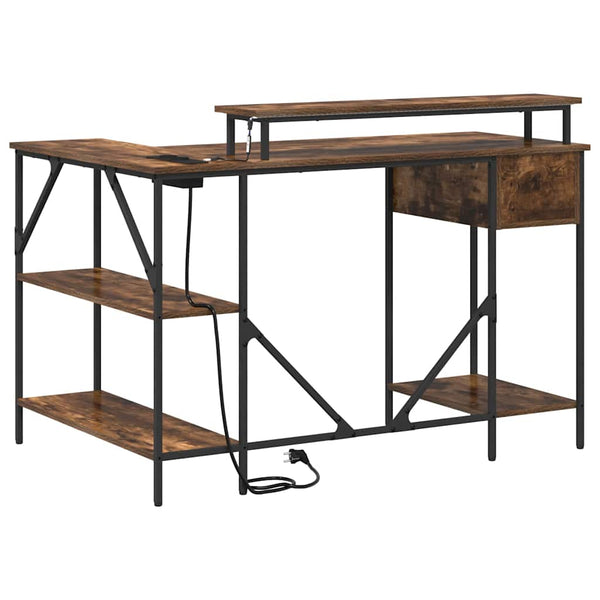 Schreibtisch Geräucherte Eiche 120 cm