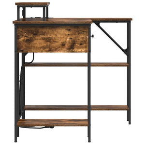 Schreibtisch Geräucherte Eiche 120 cm
