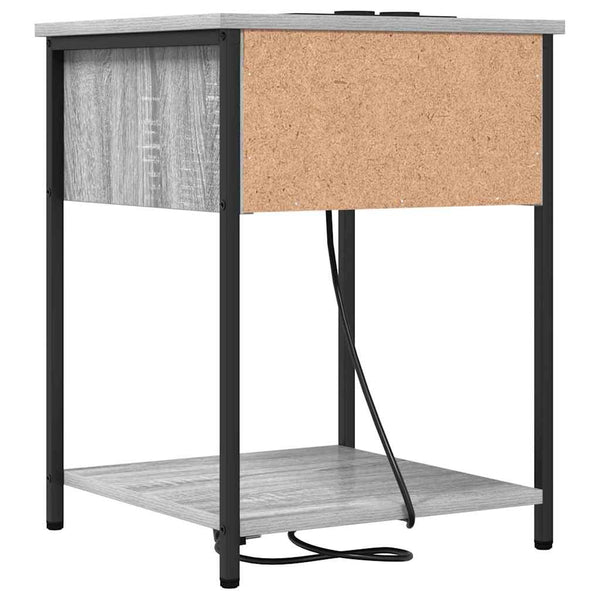 Nachttisch Graues Sonoma Holz