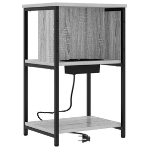 Nachttisch Graues Sonoma Holz