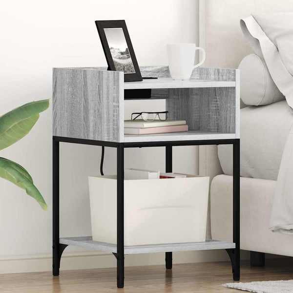 Nachttisch 2er Set Grau Sonoma 40x61 cm