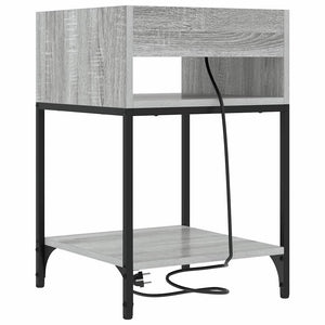 Nachttisch 2er Set Grau Sonoma 40x61 cm