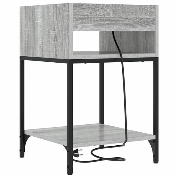 Nachttisch 2er Set Grau Sonoma 40x61 cm