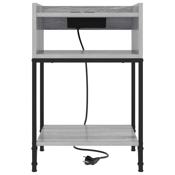 Nachttisch 2er Set Grau Sonoma 40x61 cm