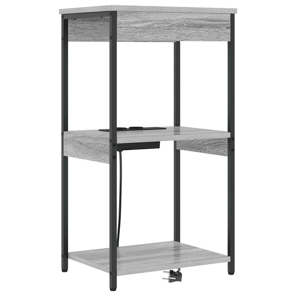 Nachttisch Graues Sonoma 41x31x76cm