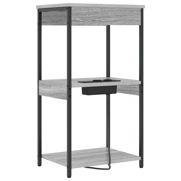 Nachttisch Graues Sonoma 41x31x76cm
