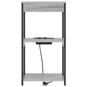 Nachttisch Graues Sonoma 41x31x76cm