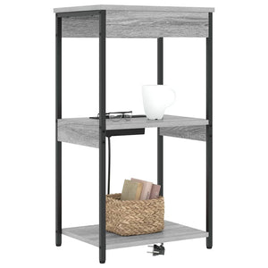 Nachttisch Graues Sonoma 41x31x76cm