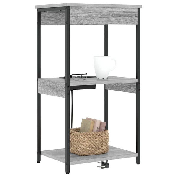 Nachttisch Graues Sonoma 41x31x76cm