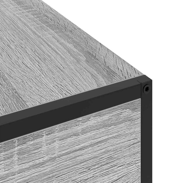 Nachttisch Graues Sonoma 40x27x76 cm