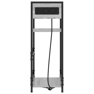 Nachttisch Graues Sonoma 40x27x76 cm