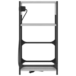 Nachttisch Graues Sonoma 40x27x76 cm