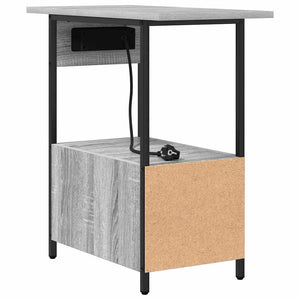 Nachttisch Graues Sonoma 60x30x61cm